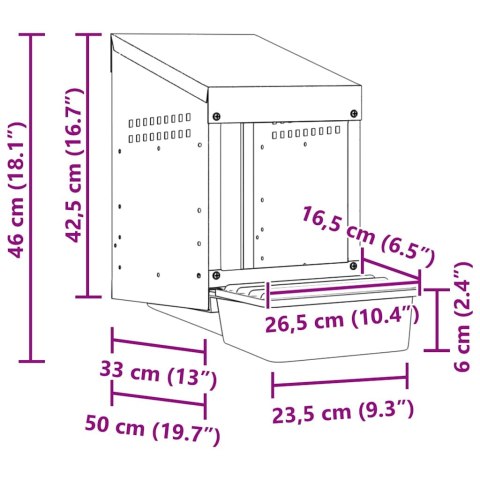 SKRZYNKA LĘGOWA DLA KUR KURNIK MONTAŻ NA ŚCIANIE