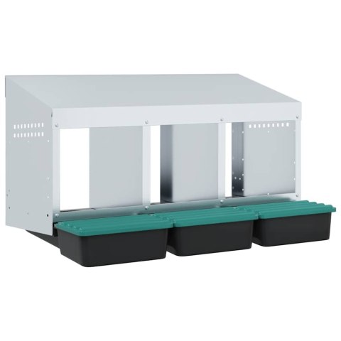 SKRZYNKI LĘGOWE DLA KUR 3 KOMORY MONTAŻ NA ŚCIANIE