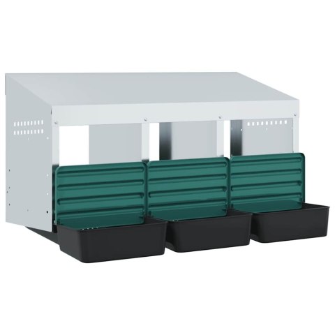 SKRZYNKI LĘGOWE DLA KUR 3 KOMORY MONTAŻ NA ŚCIANIE