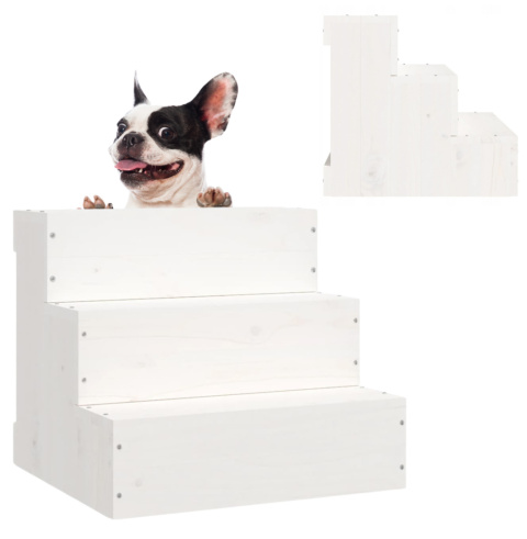 SCHODY SCHODKI DLA PSA RAMPA PODEST 3 STOPNIE 40CM STABILNE