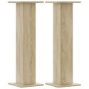 STOJAKI NA ROŚLINY 2 SZT. DĄB SONOMA 30X30X95CM