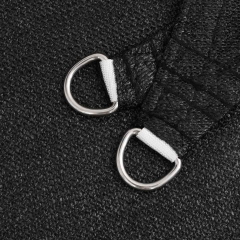 ŻAGIEL PRZECIWSŁONECZNY OGRODOWY MARKIZA TARAS TRÓJKĄTNY CZARNY 5X7X7M