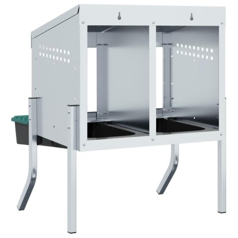 KURNIK 2-KOMOROWY Z NOGAMI OCYNKOWANA STAL