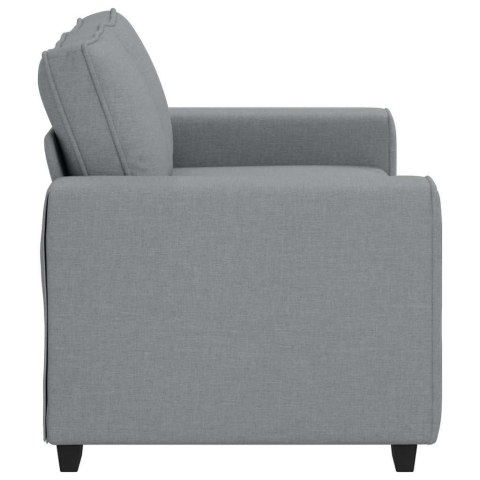 SOFA 2-OSOBOWA JASNOSZARA 120CM TKANINA