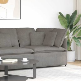 MODUŁOWY NAROŻNIK SOFA Z PODUSZKAMI JASNOSZARY 100CM