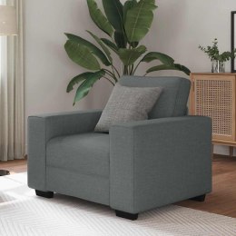 SOFA FOTEL CIEMNOSZARY 60CM TKANINA