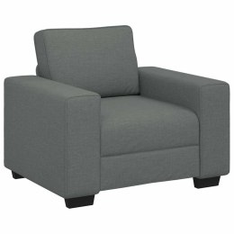 SOFA FOTEL CIEMNOSZARY 60CM TKANINA