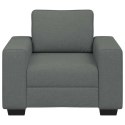 SOFA FOTEL CIEMNOSZARY 60CM TKANINA