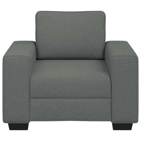 SOFA FOTEL CIEMNOSZARY 60CM TKANINA