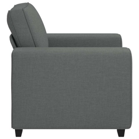 SOFA FOTEL CIEMNOSZARY 60CM TKANINA
