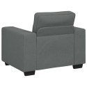 SOFA FOTEL CIEMNOSZARY 60CM TKANINA