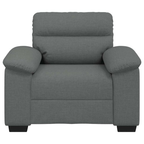 SOFA FOTEL CIEMNOSZARY 60CM TKANINA