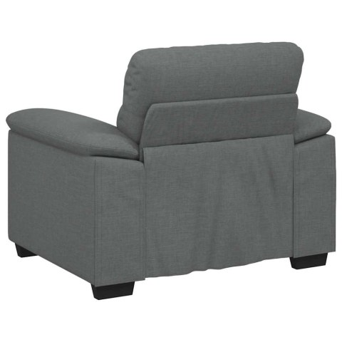 SOFA FOTEL CIEMNOSZARY 60CM TKANINA