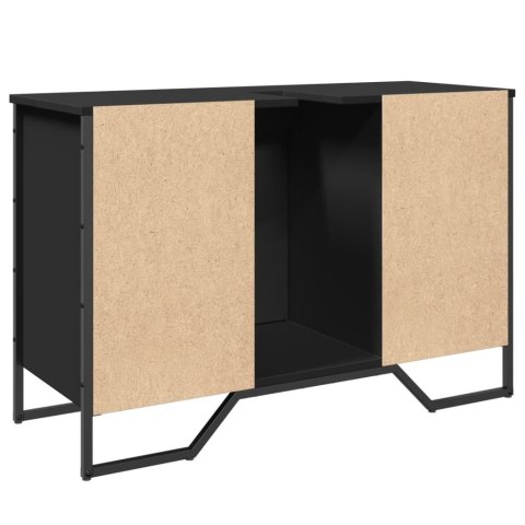 SZAFKA POD UMYWALKĘ CZARNA 91X35X60CM