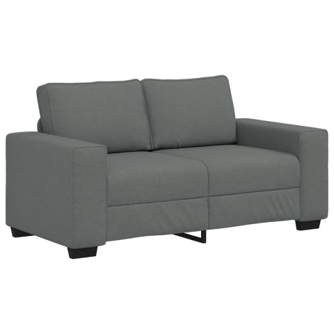 SOFA 2-OSOBOWA CIEMNOSZARA 120CM TKANINA