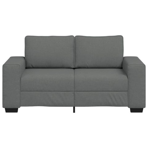 SOFA 2-OSOBOWA CIEMNOSZARA 120CM TKANINA