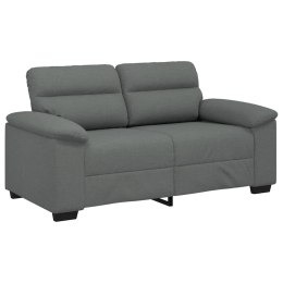 SOFA 2-OSOBOWA CIEMNOSZARA 120CM TKANINA