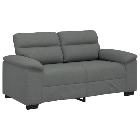 SOFA 2-OSOBOWA CIEMNOSZARA 120CM TKANINA