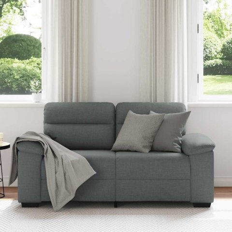 SOFA 2-OSOBOWA CIEMNOSZARA 120CM TKANINA