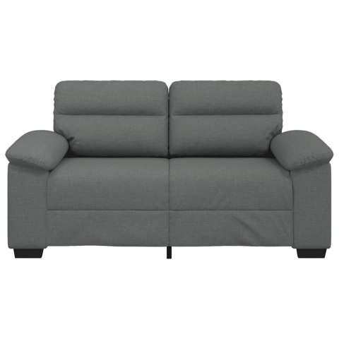 SOFA 2-OSOBOWA CIEMNOSZARA 120CM TKANINA