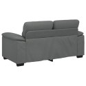 SOFA 2-OSOBOWA CIEMNOSZARA 120CM TKANINA