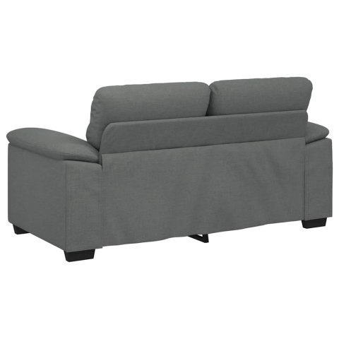 SOFA 2-OSOBOWA CIEMNOSZARA 120CM TKANINA