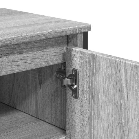 SZAFKA POD UMYWALKĘ SZARY DĄB SONOMA 91X35X60CM