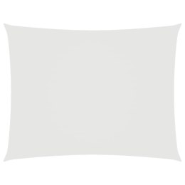 PROSTOKĄTNY ŻAGIEL OGRODOWY TKANINA OXFORD 6X7M BIAŁY