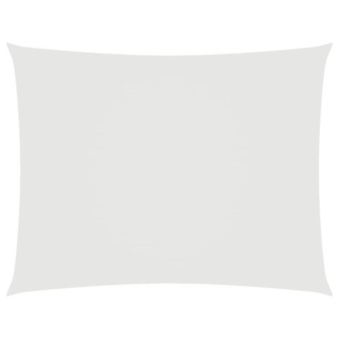 PROSTOKĄTNY ŻAGIEL OGRODOWY TKANINA OXFORD 6X7M BIAŁY