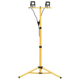 REFLEKTOR LED ZE STOJAKIEM 2X10 W CIEPŁE BIAŁE ŚWIATŁO