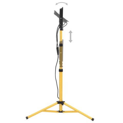 REFLEKTOR LED ZE STOJAKIEM 2X100 W CIEPŁE BIAŁE ŚWIATŁO