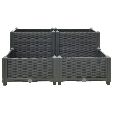 DONICA DO PODNIESIONEJ RABATY 80X80X38CM POLIPROPYLEN