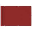 OSŁONA BALKONOWA PARAWAN NA BALKON 90X400CM CZERWONY