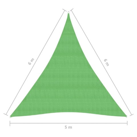 ŻAGIEL PRZECIWSŁONECZNY OGRODOWY MARKIZA TARAS JASNOZIELONY 5X6X6M