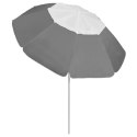 PARASOL PLAŻOWY ANTRACYTOWY 300CM