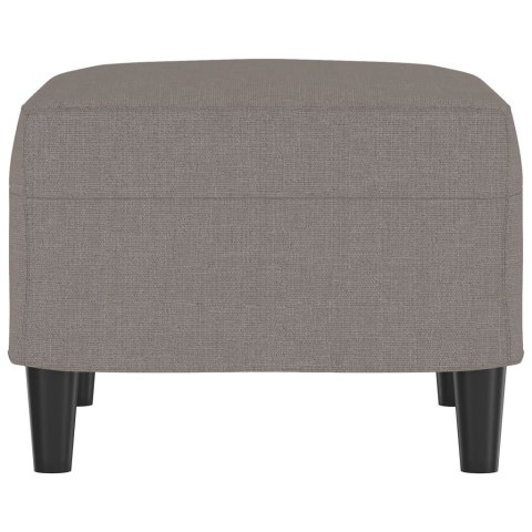 PODNÓŻEK TAUPE 60X50X41CM TAPICEROWANY TKANINĄ