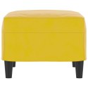 PODNÓŻEK ŻÓŁTY 60X50X41CM AKSAMIT
