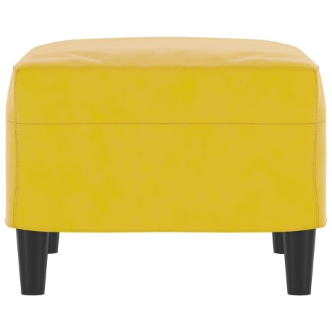 PODNÓŻEK ŻÓŁTY 60X50X41CM AKSAMIT
