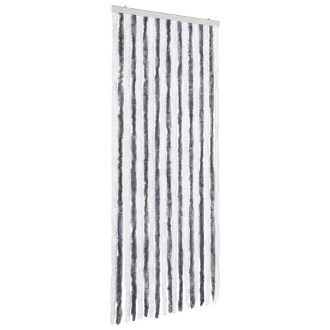 ZASŁONA PRZECIWKO OWADOM SZARO-BIAŁA 56X200CM SZENIL