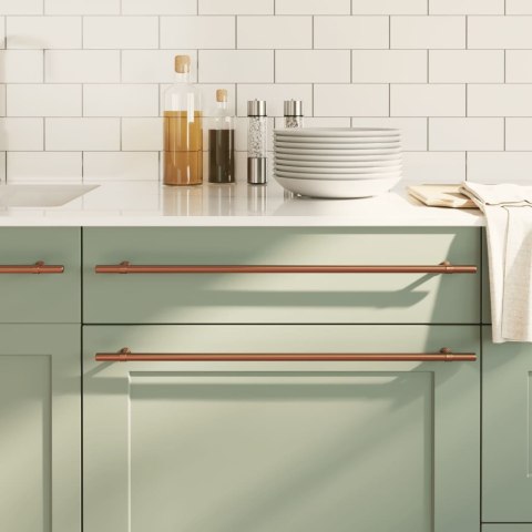 VidaXL Uchwyty do szafek, 20 szt., brąz, 480 mm, stal nierdzewna