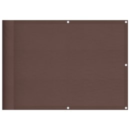 PARAWAN BALKONOWY BRĄZOWY 75X800CM 100% POLIESTER OXFORD