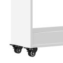 SZAFKA NA KÓŁKACH BIAŁA 60X22X79CM