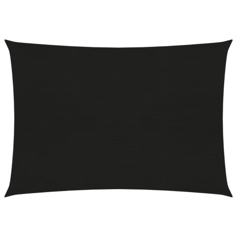 ŻAGIEL PRZECIWSŁONECZNY OGRODOWY MARKIZA TARAS 160G/M² CZARNY 2,5X4M