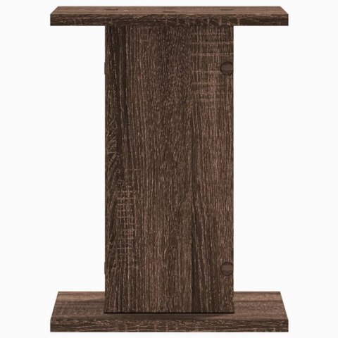 PODSTAWKI POD GŁOŚNIKI 2 SZT. BRĄZOWY DĄB 30X30X40CM