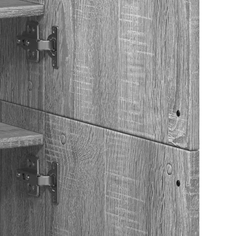 SZAFA NA BUTY SZARY DĄB SONOMA 80X39X178CM