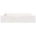 SZUFLADY POD ŁÓŻKO 2 SZT BIAŁE 85X55X16CM DREWNO SOSNOWE