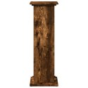 PIEDESTAŁ ZE SCHOWKIEM PRZYDYMIONY DĄB 31X30X90CM