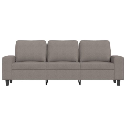 3-OSOBOWA SOFA Z PODNÓŻKIEM TAUPE 180CM TKANINĄ