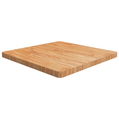 KWADRATOWY BLAT DO STOLIKA JASNOBRĄZOWY 70X70X4CM DĘBOWY