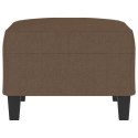 PODNÓŻEK BRĄZOWY 70X55X41CM TAPICEROWANY TKANINĄ